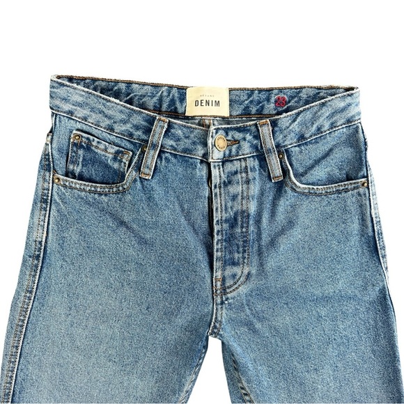 Sezane Denim Women’s Brut Sexy Slightly Tapered Straight Cut Jeans In Size 23 - Picture 4 of 13